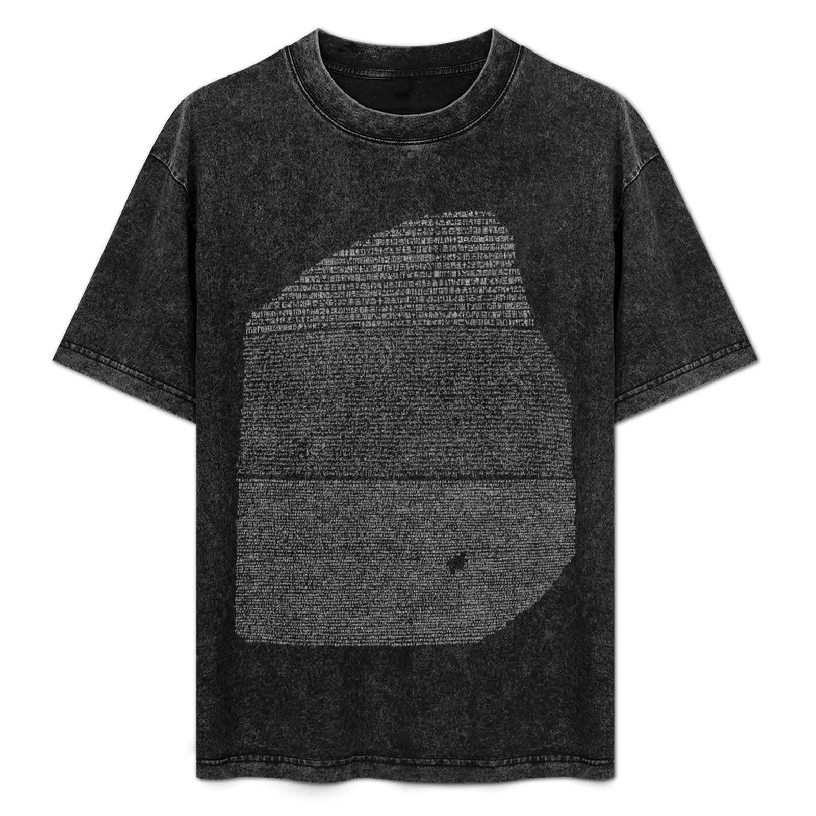 Camiseta Rosetta Stone de manga curta em algodão