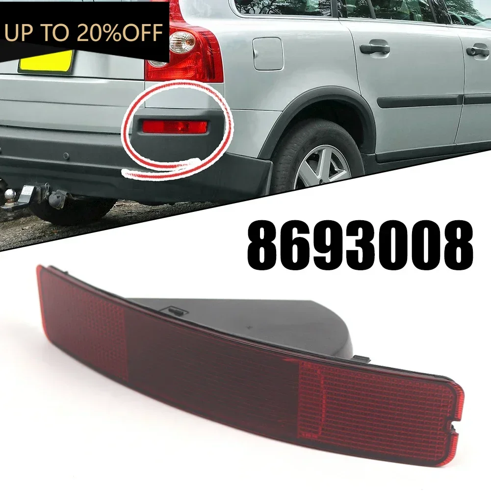 

1PC Right Side Rear Bumper Reflector Brake Tail Fog Light For Volvo XC90 2003-2006 Brake Light Rear Fog Lamp Cover No Bulb