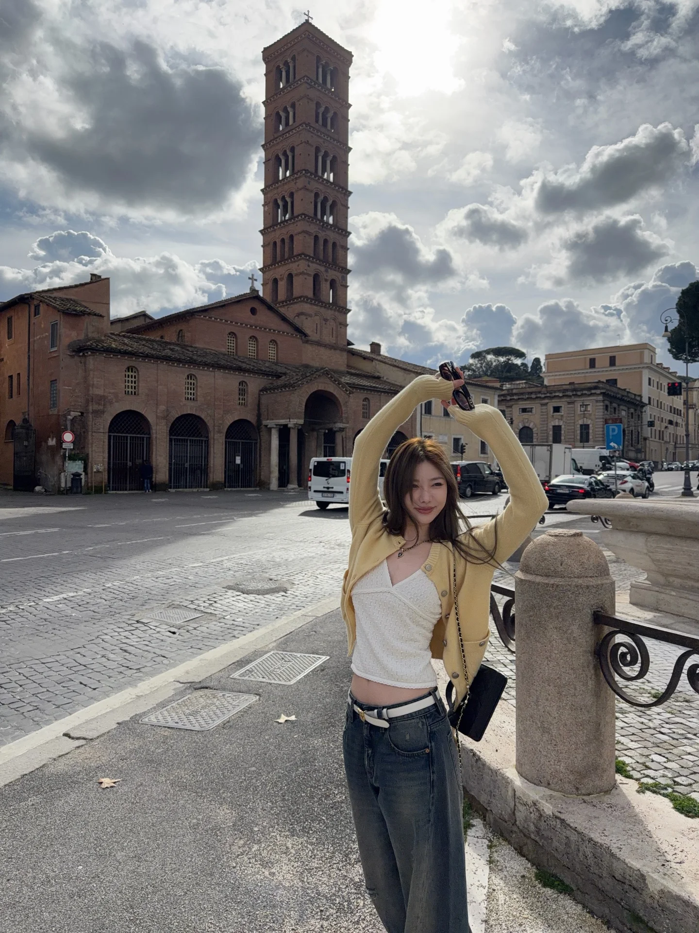 

100% Wool Metal Four Button 12 Needle Pocket Knitwear Cardigan Women Spring Casual Style Soft Long Sleeve round Neck Sweater