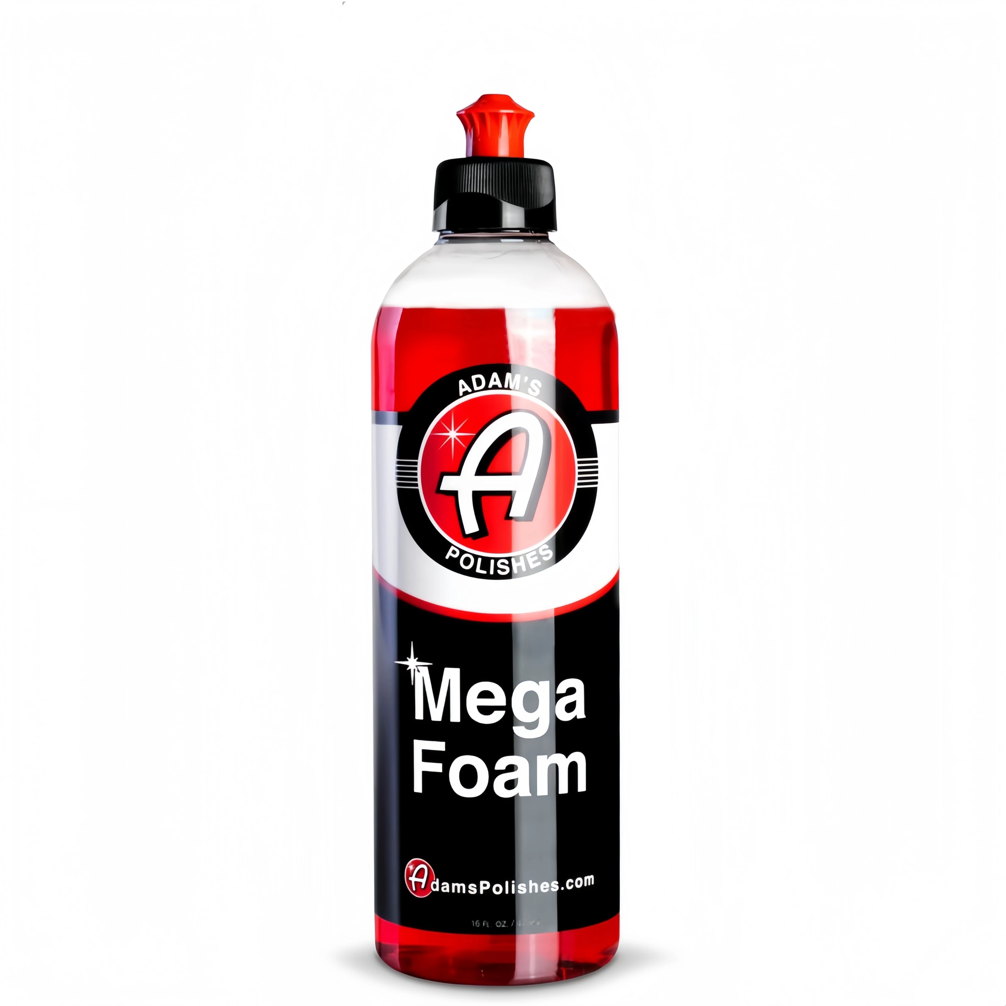 

Пенное средство Adam’s Mega Foam (16 унций) - нейтральное по pH мыло для мытья автомобилей, концентрированное, для мытья из ведра, с пенной насадкой, не удаляет воск с кузова.