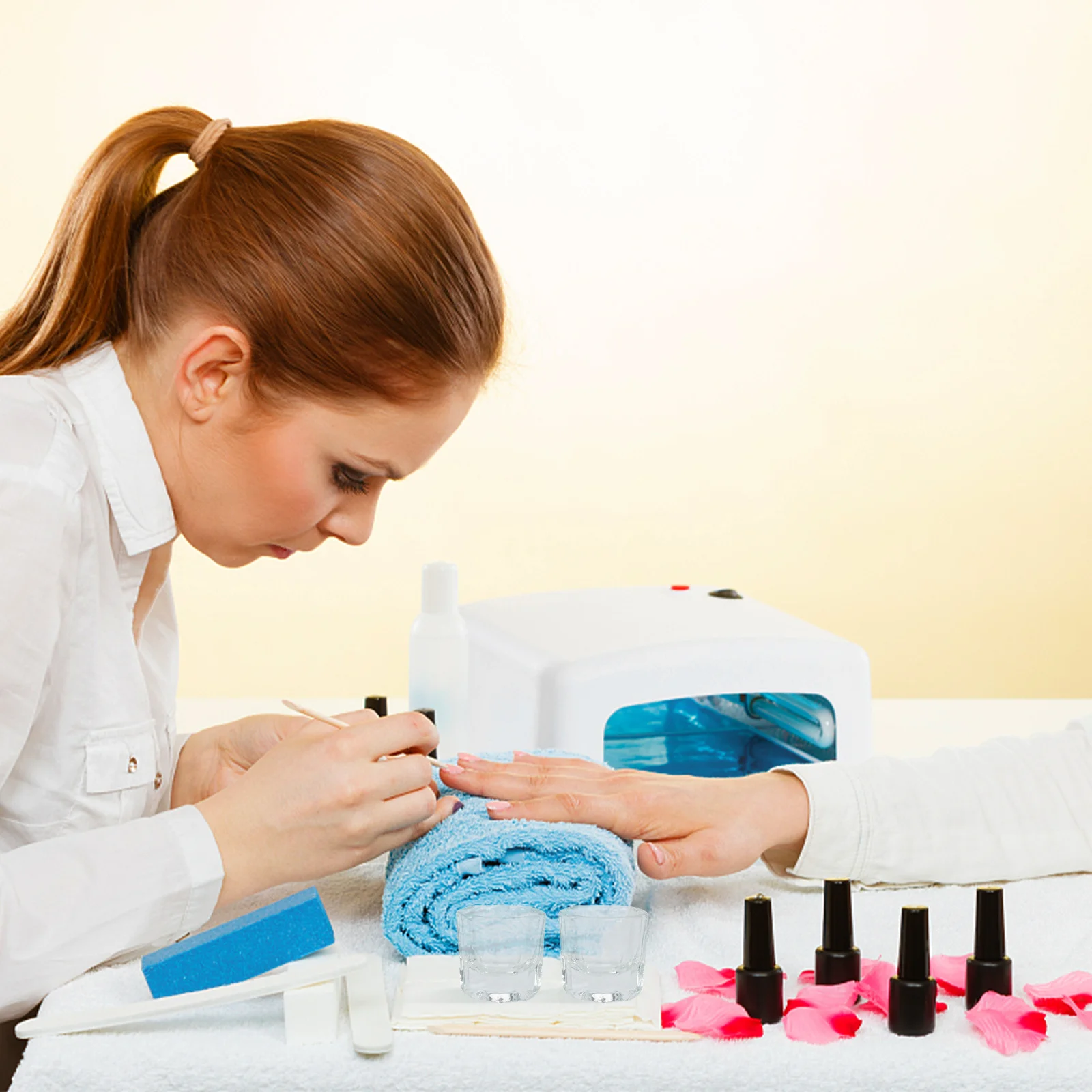 

2 шт. стеклянные чаши для маникюра, премиум-класса, для окрашивания ногтей, инструменты для нейл-арта, держатель для жидкостей, чаша для смешивания, для акриловых ногтей