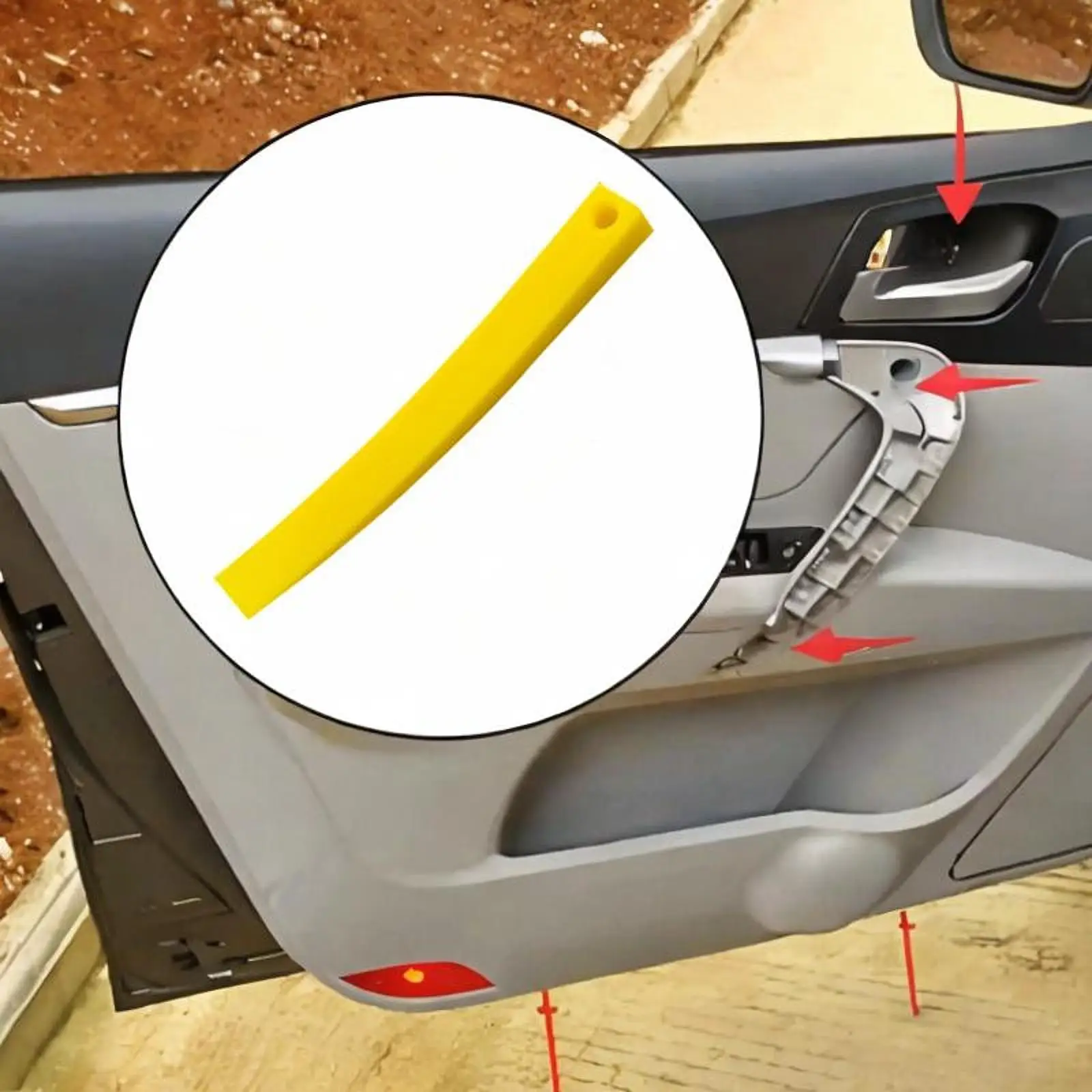 

Клин для снятия обшивки автомобиля, легкий DIY ремонт, многофункциональная замена интерьера, износостойкая модификация автомобиля для автомобиля, грузовика