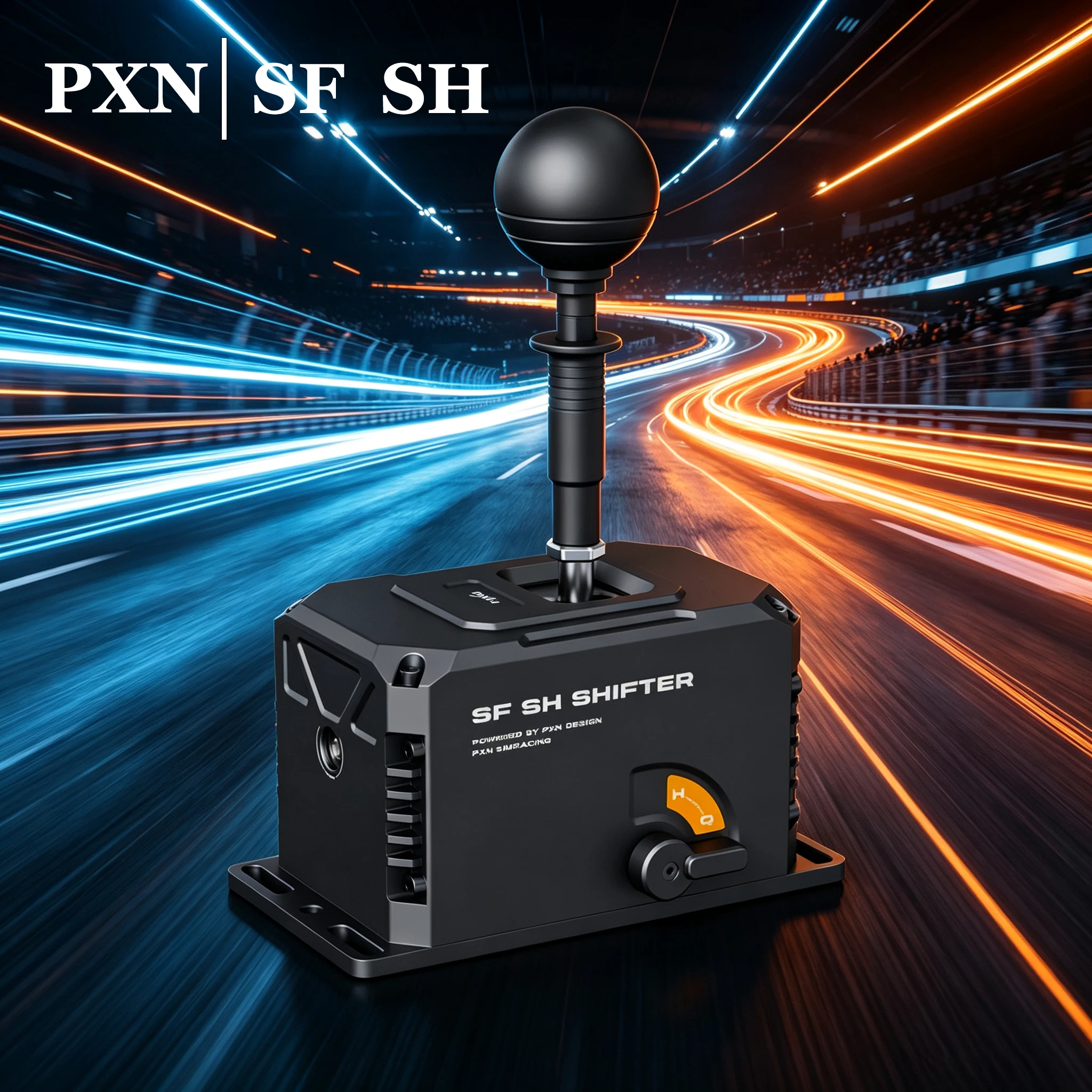 PXN SF-SH Racing Steering Wheel Gear Shifter Sequential H-Pattern Dual Mode Manual Shift Lever for PC Racing Simulator