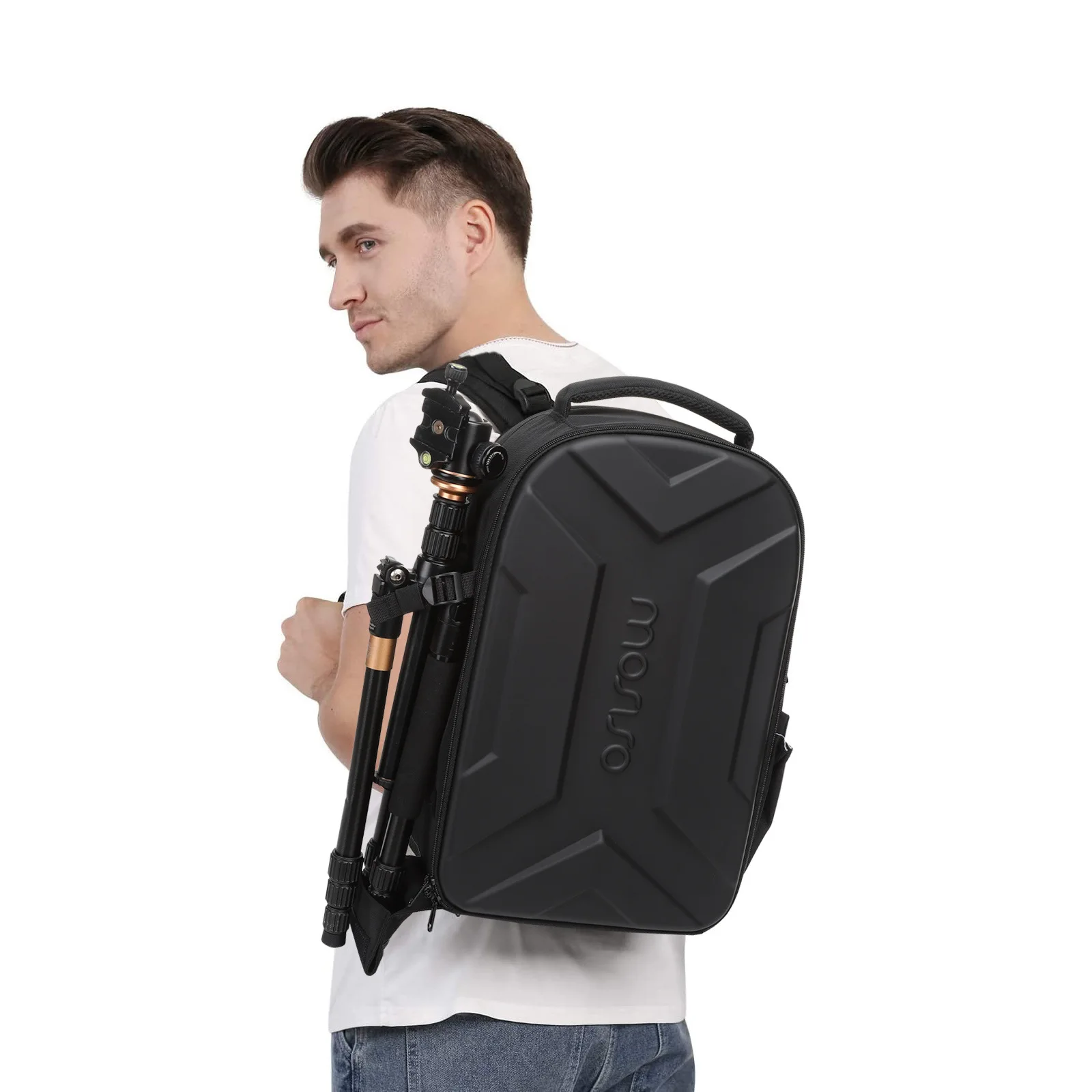 التصوير في الهواء الطلق سعة كبيرة كاميرا DSLR على ظهره حقيبة التخزين المتكاملة الطائرة بدون طيار حقيبة الكمبيوتر حقيبة كتف مزدوجة