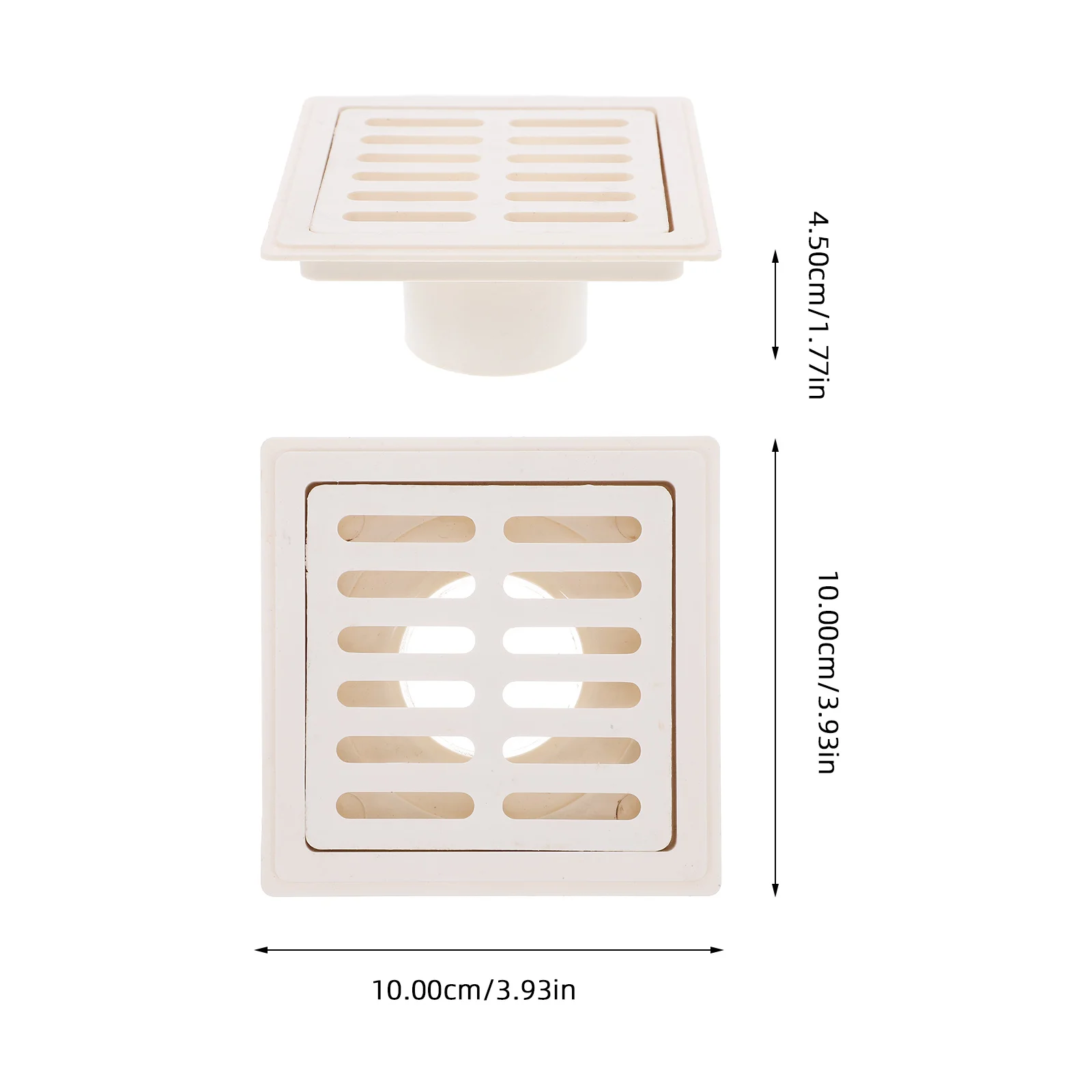 2 Pcs Replacement Floor Drain Strainer Kit Pipe Insert Cover Part Convenient Tub Beige