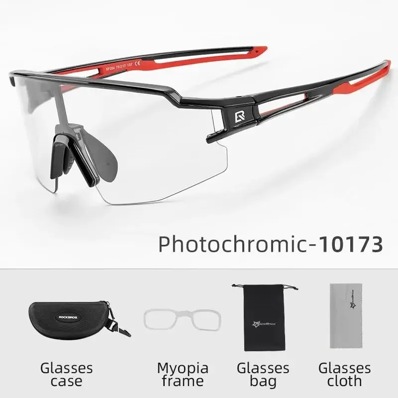 Rockbros Fietsen Bril Meekleurende Oog Beschermen Bril Glazen Goggles Winddicht Fiets Outdoor Sport Zonnebril