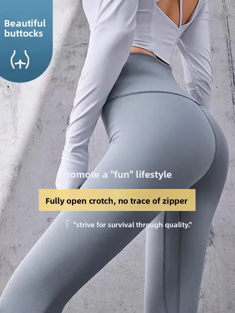 Damskie spodnie do jogi z wysokim stanem, wygodne, z ukrytym zamkiem błyskawicznym, spodnie modelujące sylwetkę, luźny krój, długie spodnie, odzież codzienna.