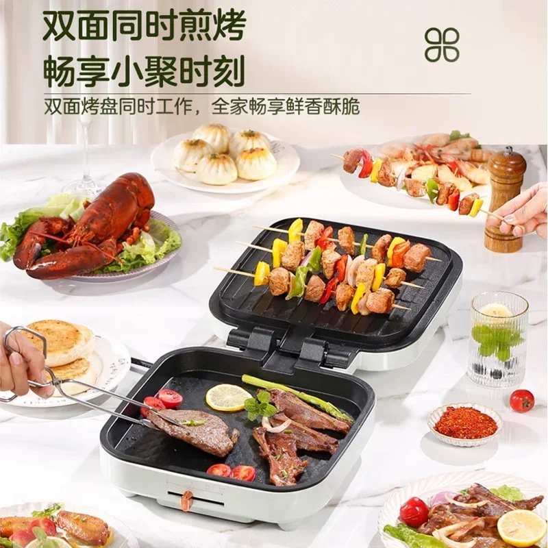 Electric cake pan Household deepened plus size double-sided heated pancake pan Multifunctional barbecue electric cake stall