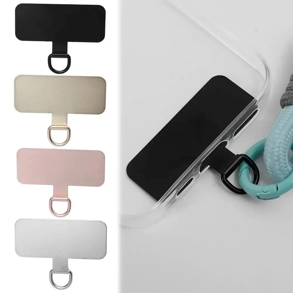 Aluminum Alloy Metal Phone Case Clip Strap Hang Cord Tab Hanging Piece Patch Phone Lanyard Gasket Patch 0.3mm Universal