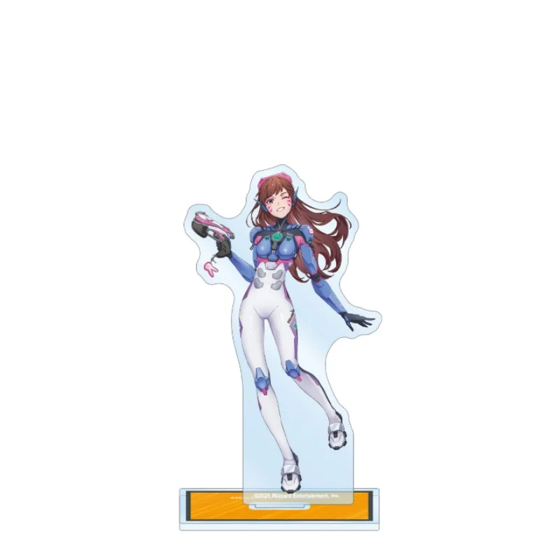 Overwatch 2 Mauga Ana Orisa Doomfist Moira Brigitte Wrecking Ball Sigma Echo Mauga Sojourn Kiriko Acrylic Stand Desk Keychain