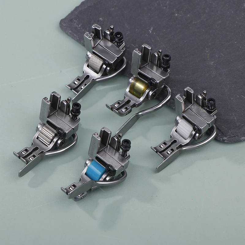 T5 5-in-1 Multifunctional Adjustable Cording / Regular / Zipper Roller Presser Foot For Lock Stitch Industrial Sewing Machine