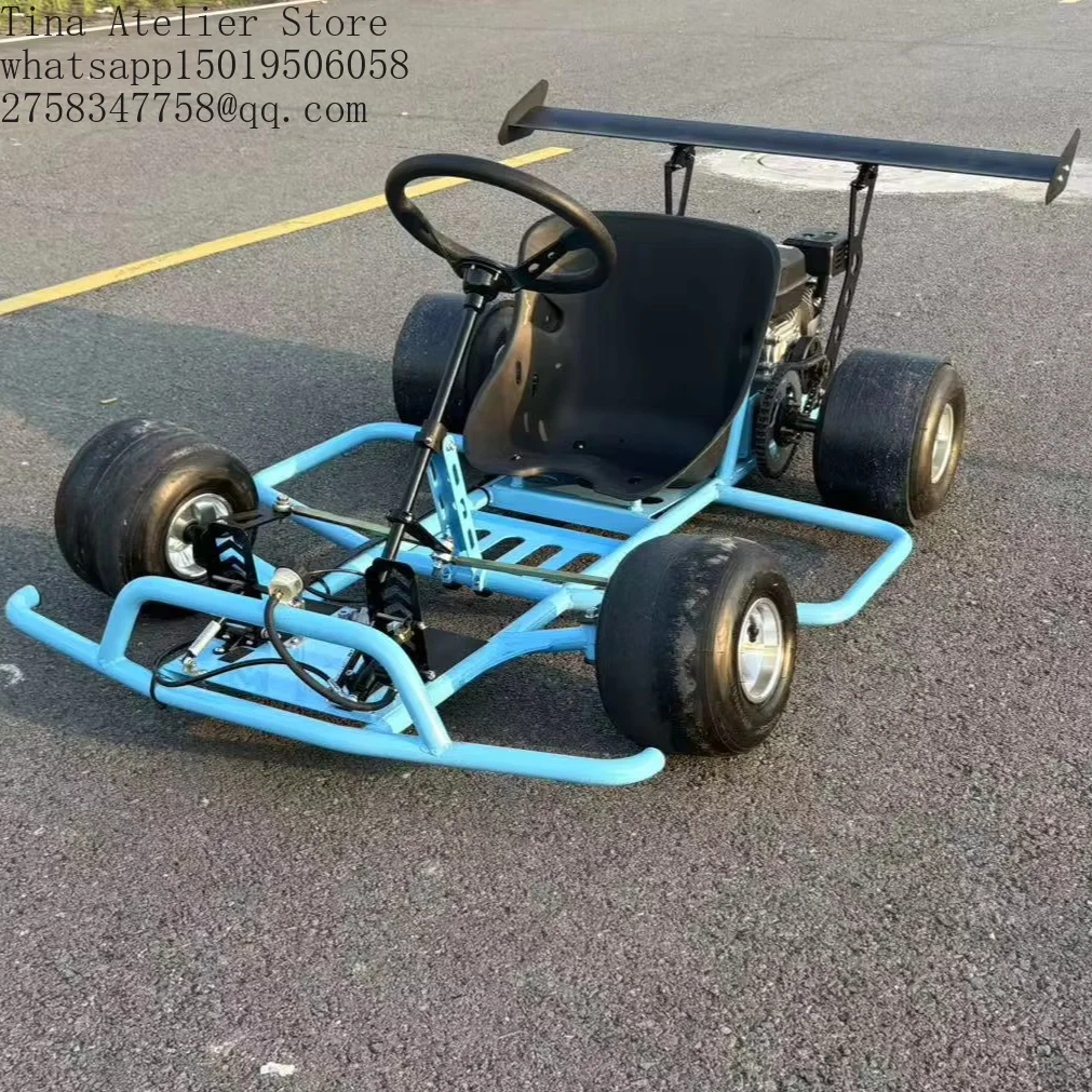 Electric Street Legal Adult Ga=soline Go Kart Frame Racing Children and Adults Para dos Personas