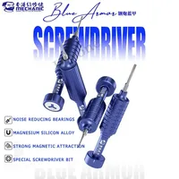 Mechanic Blue Armor 4in1 Precision Screwdriver Set Blue Magnetism High Hardness Screwdriver ForPhone Repair Specific Screwdrive