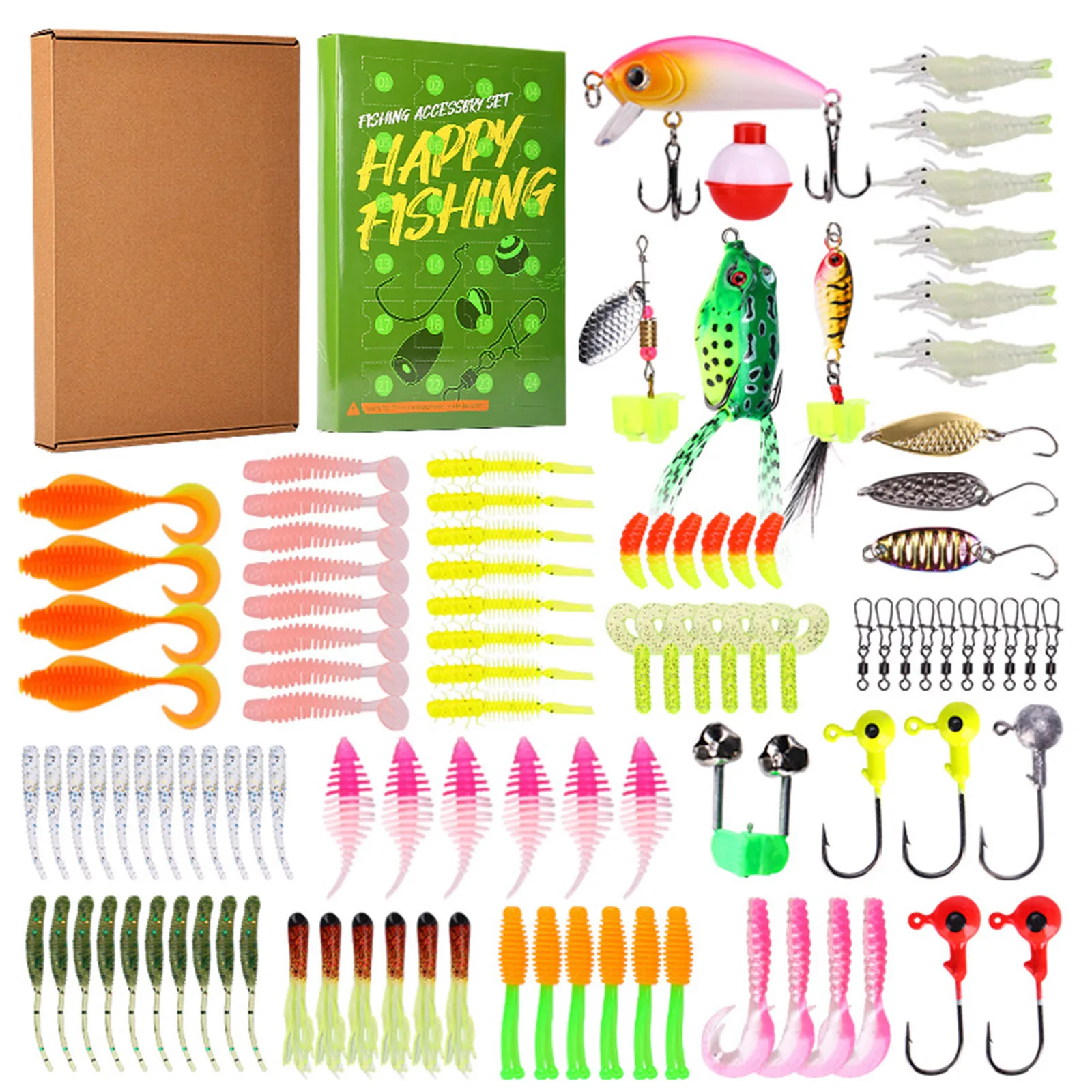 Minuterie de sable d'une Minute, calendrier de l'avent de pêche 2025, pour hommes, adultes, pêcheurs, adolescents, enfants, plus minuterie visuelle de bureau de 5 minutes