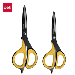 Deli-Stainless Steel Anti-Stick Scissors, Alloy Stationery, School Supplies, Office, Student, DIY, Hand Craft, 184mm