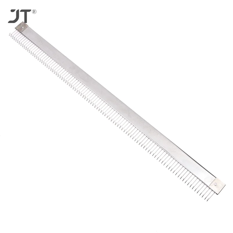 Practical 45cm Metal Silver Cast On Comb Knitting Machine For All 4.5mm/9mm For Brother Knitting Machine Needle Part