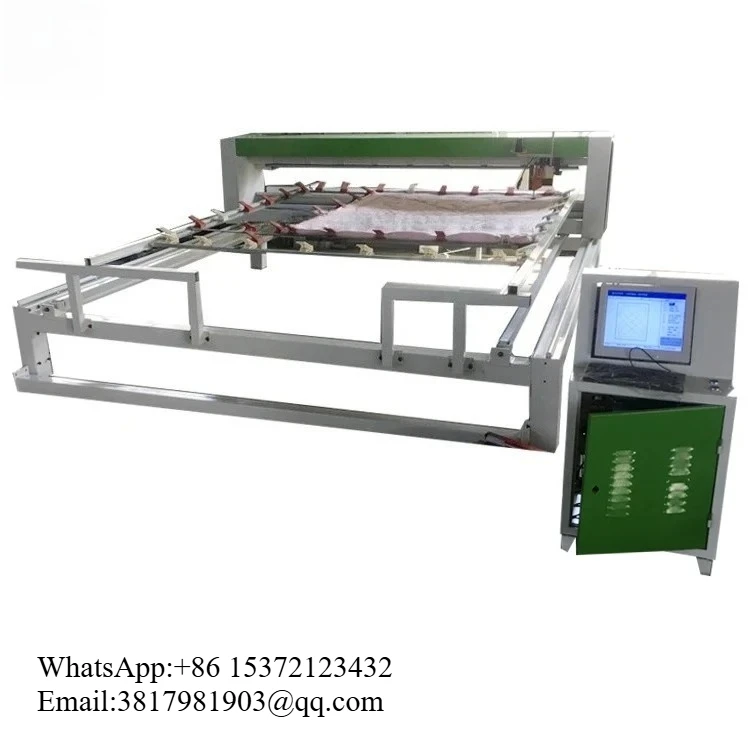Computerized Long Arm Comforter Quilting And Embroidery Machine