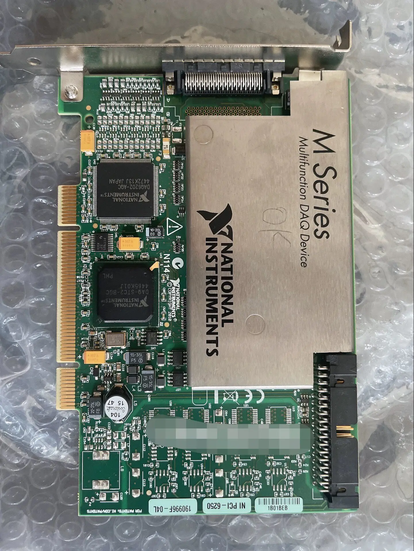 American Original NI PCI-6250 Multi-function Data Collection Card, Beautiful Quality, Real