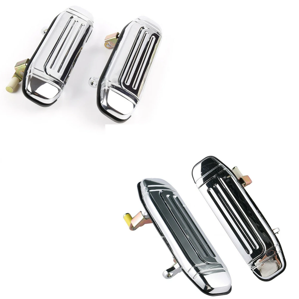 

For Mitsubishi Montero Pajero V31 V32 V33 V43 V44 V45 V46 1992-2000 Front Rear Exterior Car Door Handle Catch Chrome