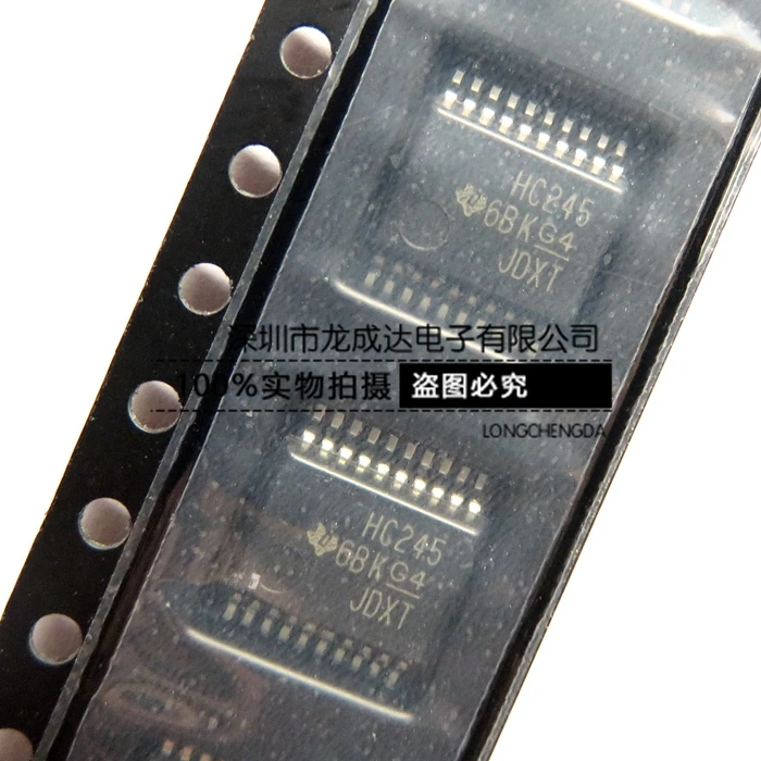 

30pcs original new SN74HC245PW 74HC245PW TSSOP20 logic circuit chip eight-bus transceiver