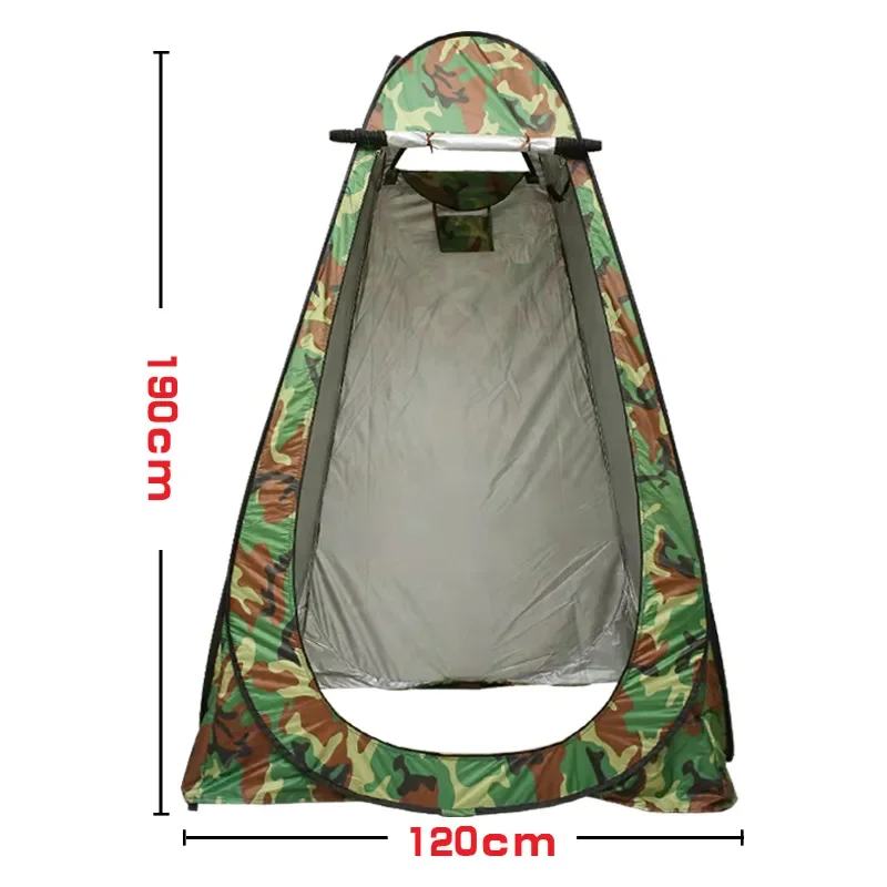 Outdoor hand throw quick open changing tent, multi-functional fishing tent