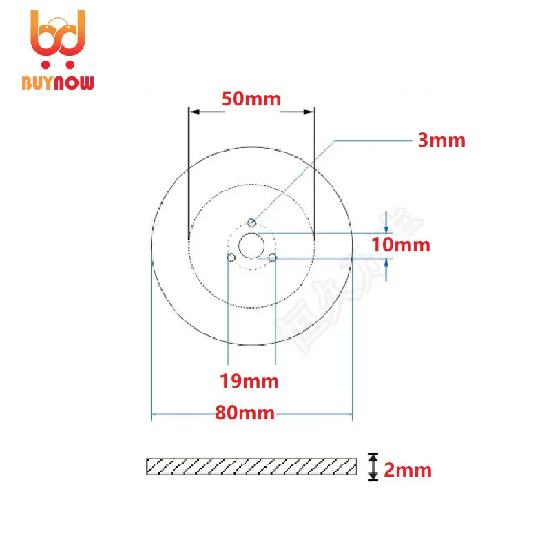 80x10x2mm Stainless Steel Decorative Plate 360 Degree Stainless Steel Dial Scale Disc Tool