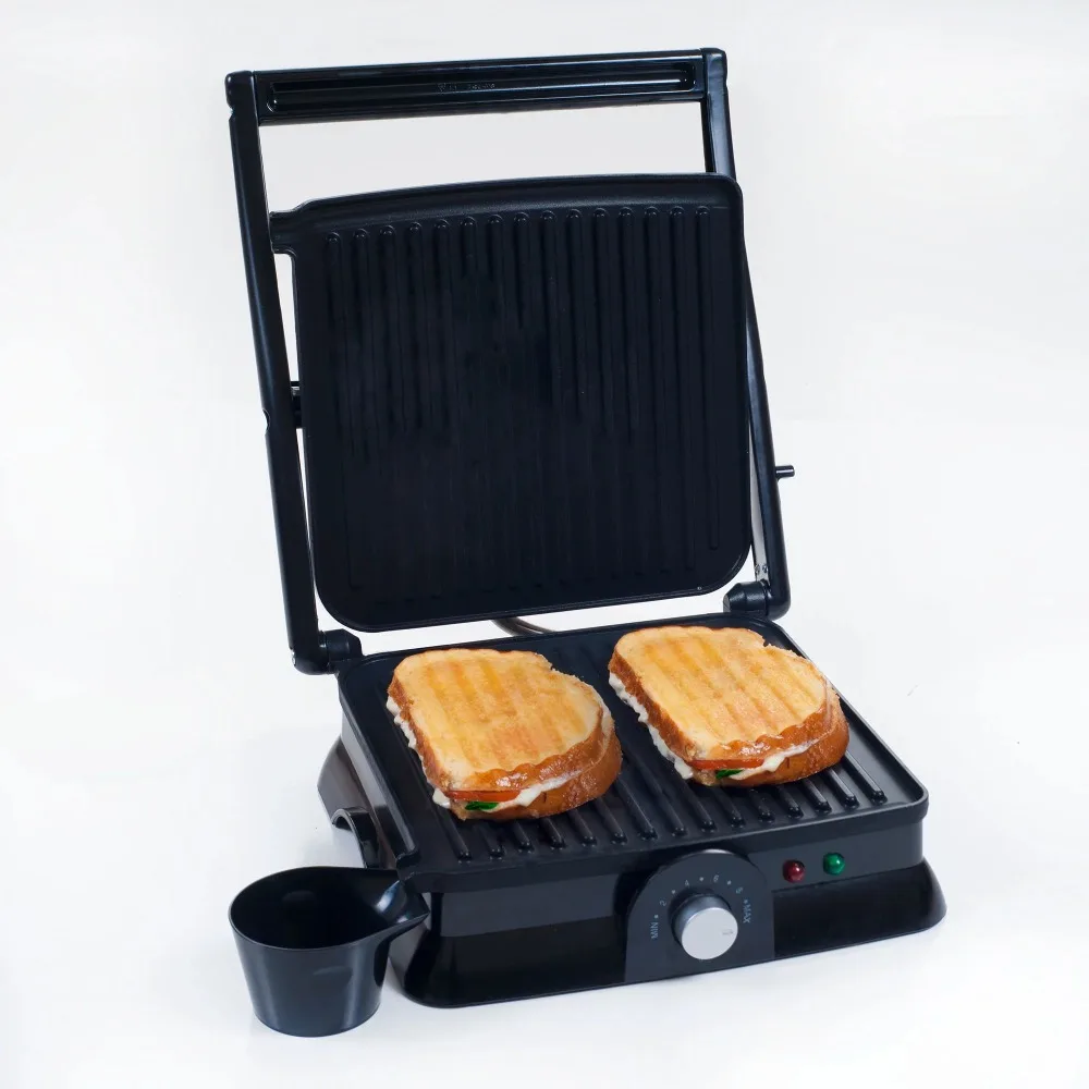 

Indoor Grill and Gourmet Sandwich Electric with Nonstick Plates