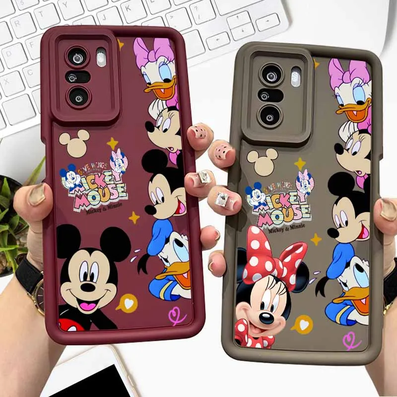 Casing HP Disney Mickey Mouse Untuk Apple iPhone 17 17Air 16 16E 15 14 13 12 Mini 11 Pro Max Motif Tangga Mata