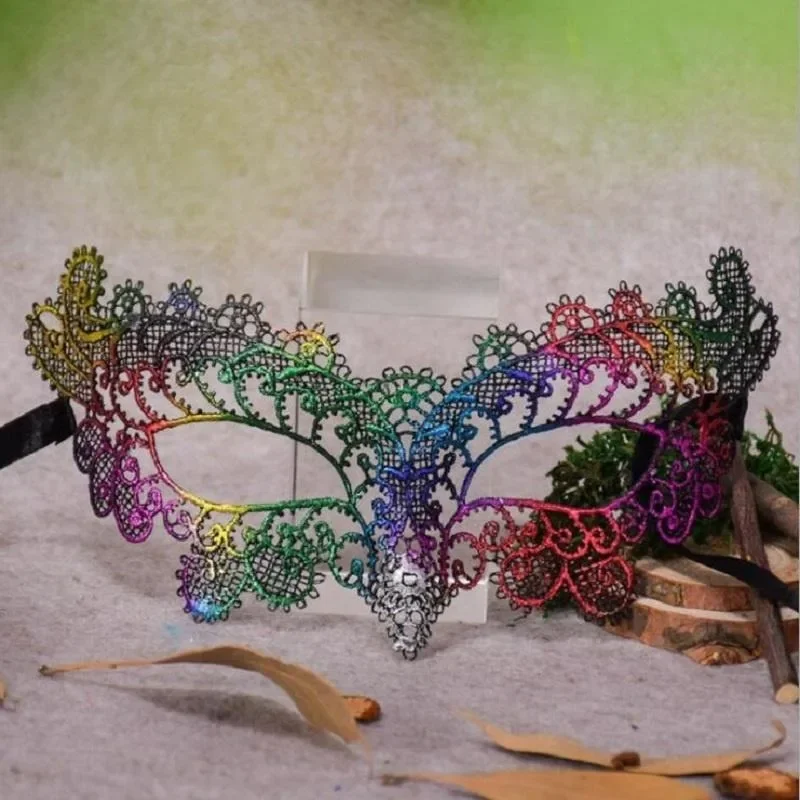

1PC Women Hollow Out Lace Mask Venetian Masquerade Eye Mask Dancing Party Halloween Fancy Mask