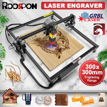 RDDSPON 2.5W Mini Lazer Gravür Makinesi 7W Etkisi Lazer Gravür Makineleri DIY Boyalı Pet Deri Ahşap Plastik Logo CNC Makineleri