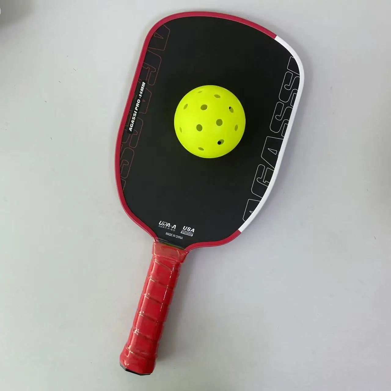 مجاذيف Agassi Pro 4 Pickleball OEM Gen 4 TFP Foam Core T700 من ألياف الكربون المزيد من الطاقة والدوران