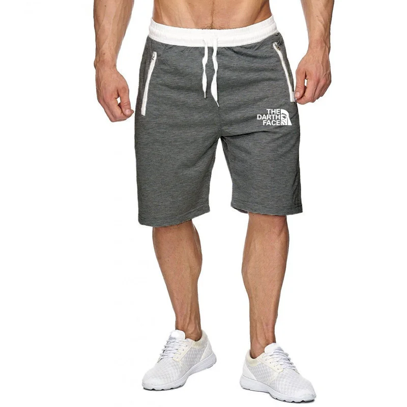 Summer men's sports pants, casual shorts, pockets, basic solid color, lightweight pants, jogging casual shorts, men's