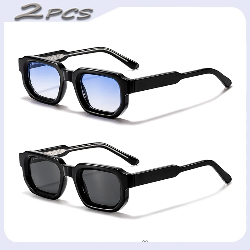 1/2/3 Stück HBK Großhandel Vintage Polygon-Sonnenbrillen für Herren Kleiner Rahmen Verlaufsgläser Sonnenbrillen für Sommer Outdoor Strand Party – Detail 10