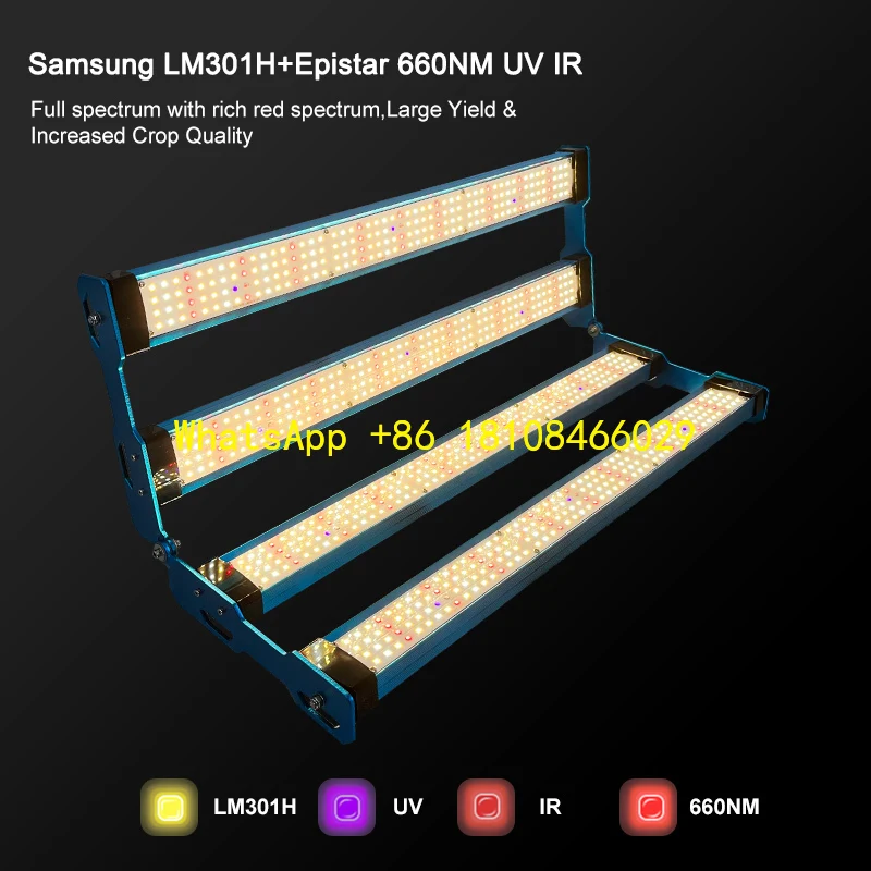 

Plant LED Grow Lights Replace QB288 LED Grow Lamp P55 King Brite 240W LM301H LM281B+ Pro With 660nm UV IR Greenhouse
