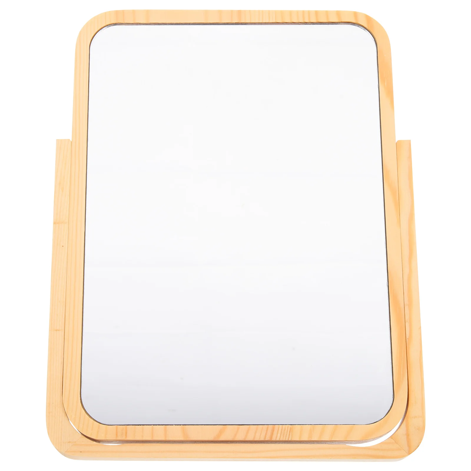 

Desk Table Folding Rotation Makeup Mirror Desktop Mirror High Definition Clear Reflection for Bedroom