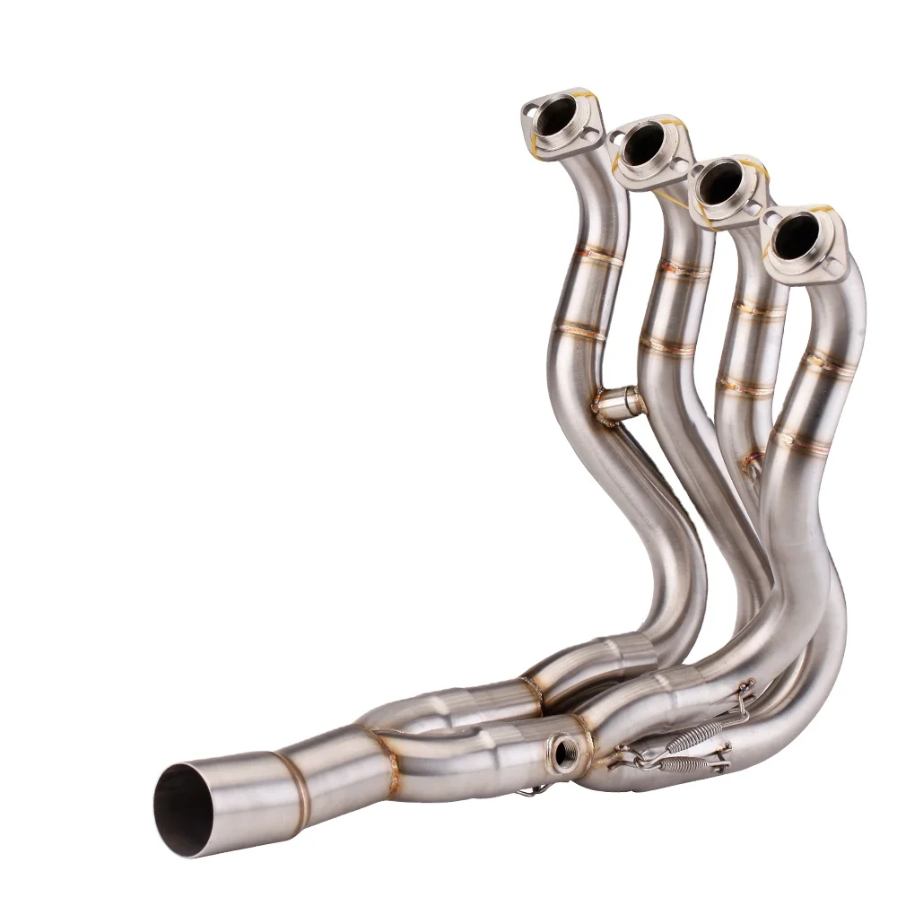 

STLFFor Kawasakis ZX6R 636 ZX-6R System Escape Slip on Front Tube Link Pipe Connect Original Full Motorcycle Exhaust System