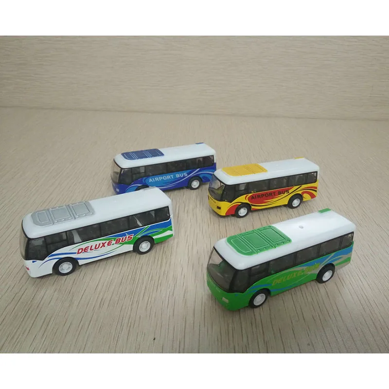 1:8 Simulatie Legering Trek Auto Kinderen Jongens Speelgoedbus Auto Speelgoedmodel Traagheidsvoertuig Desktop Kleine Ornamenten Kindergeschenken