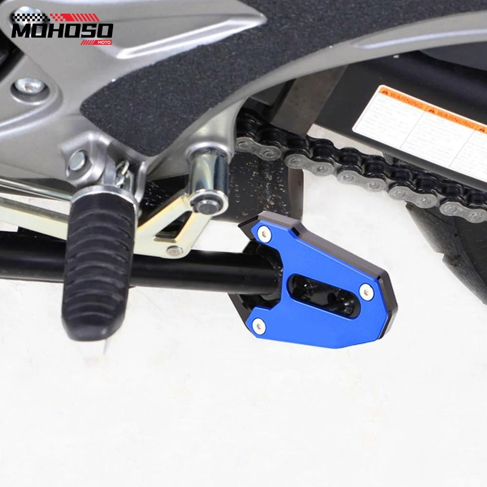 

Motorcycle accessories Side Stand Enlarger Kickstand Enlarge Plate Pad For SUZUKI SV650 ABS SV650X SV 650/650X SFV 650 Gladius