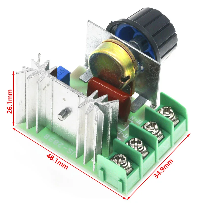 AC 220V 2000W SCR Voltage Regulator Dimming Dimmers Motor Speed Controller Thermostat Electronic Voltage Regulator Module