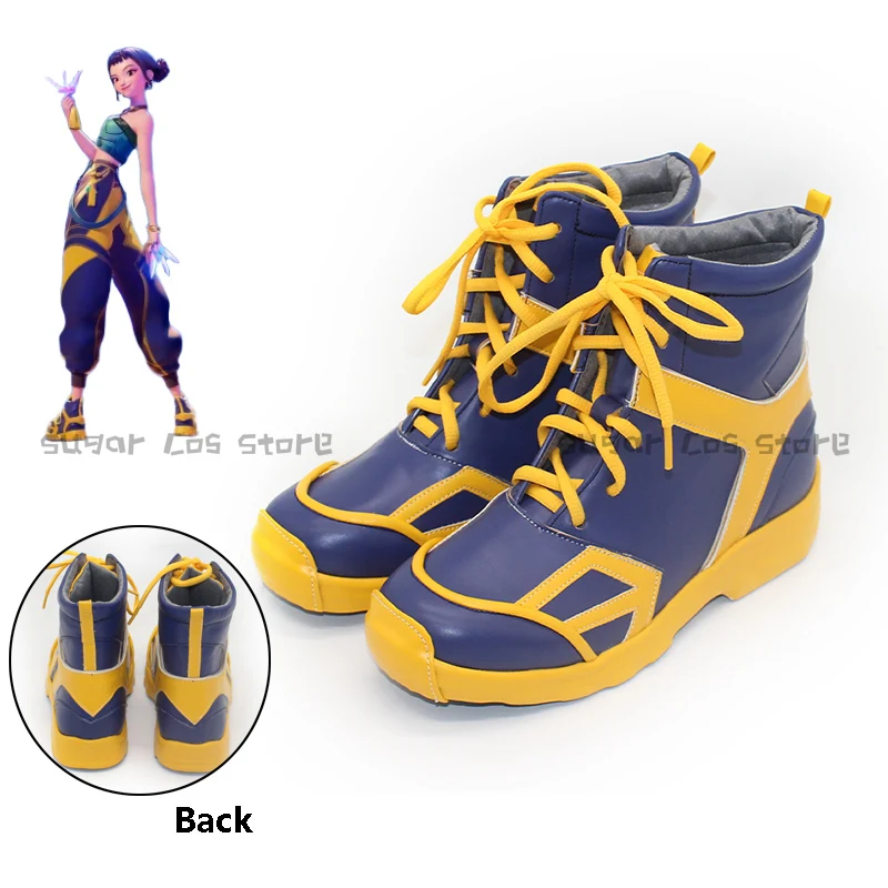 Anime Film Demon Hunters Zoey Cosplay Schoenen Laarzen KPOP Huntrix Pak Cos Schoenen Voor Vrouwen Mannen Halloween Carnaval Party Props
