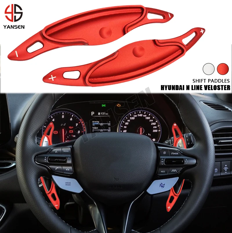 

Paddle shift For Hyundai Veloster N Steering wheel Shift Paddle Shifter Extension For Hyundai I30 N Nline 2019-2023 Accessories