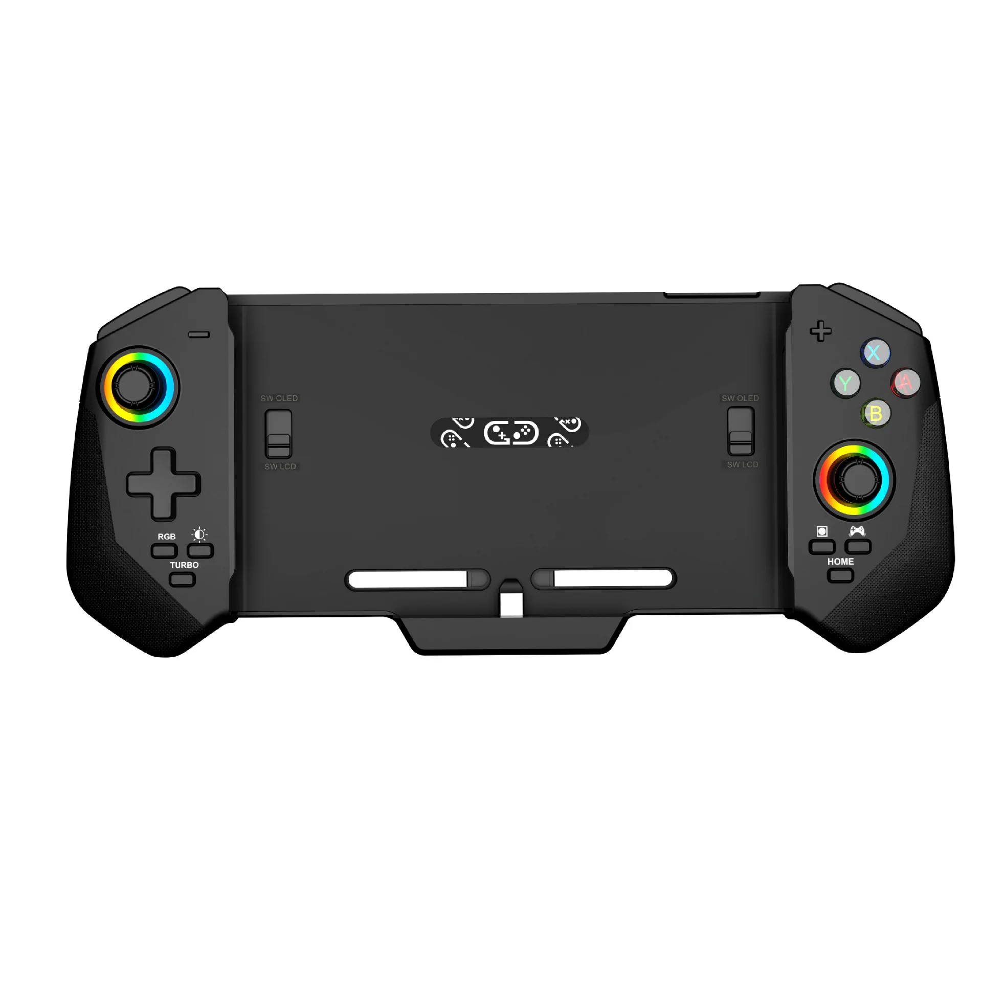 STK-7047 For Switch/Switch OLED in-line game controller with 6-axis gyroscope function RGB colors For N-switch OLED game joypad