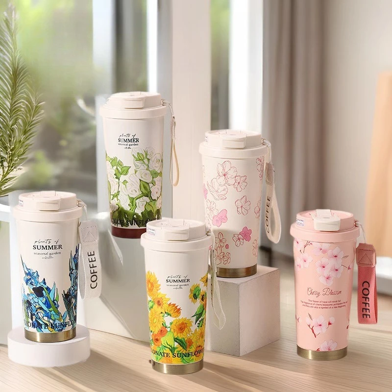 

Lily 316 Stainless Steel Vacuum Tumbler thermal water bottle hot and cold coffee thermos term Coffee cup travel mug Thermo Cup