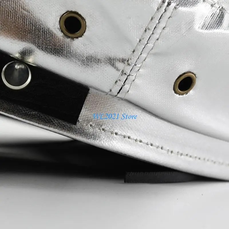 

G5GC Rivet Studded Painter Hat Flat Hat British for Photography Props