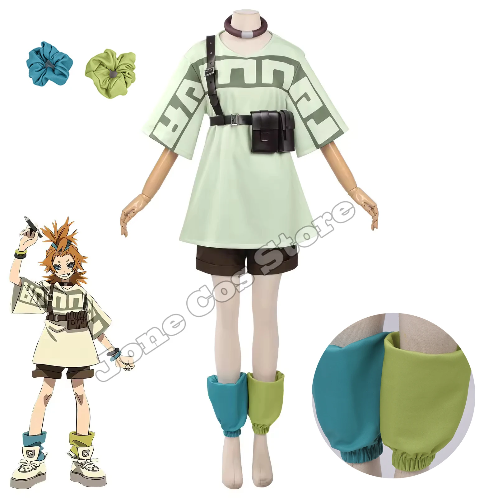 

Anime Gachiakuta Remlin Cosplay Costume Suits Game Role Play Remlin Cosplay Outfit Halloween Carnival Costumes for Women