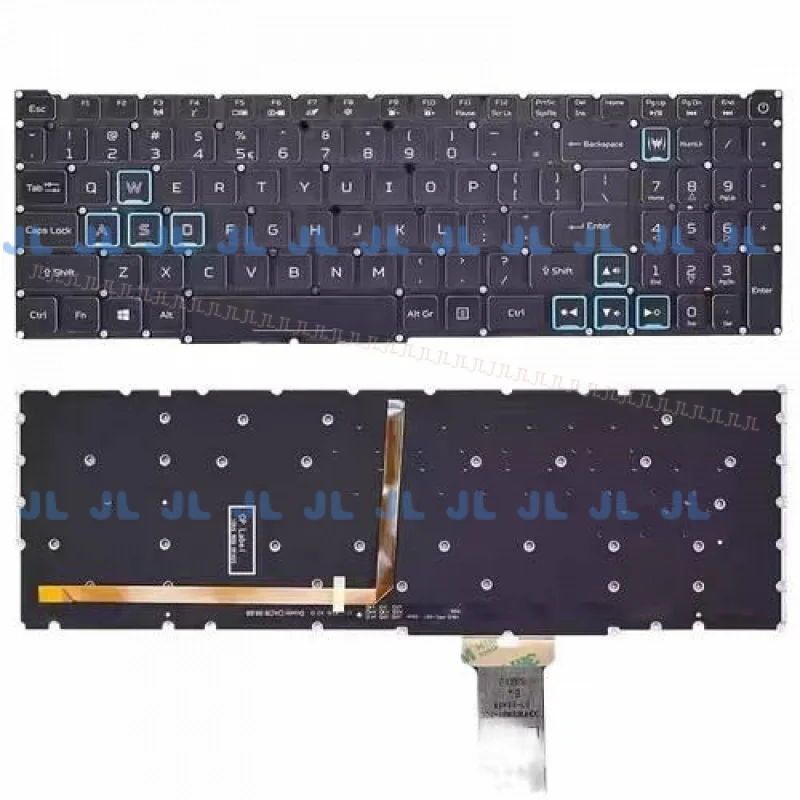 

JL RGB US Backlit Keyboard For Acer Predator Helios 300 PH315-52 PH315-53 PH317-53
