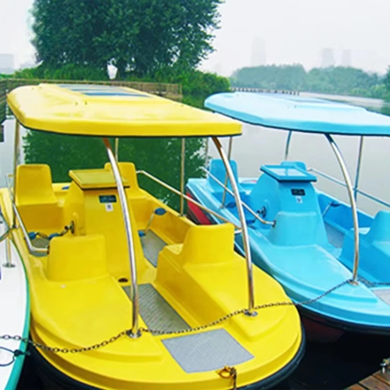 

Children Adult Customized Styling Funny Water Fiberglass Boat Amusement Park Water Lake Electric Boat