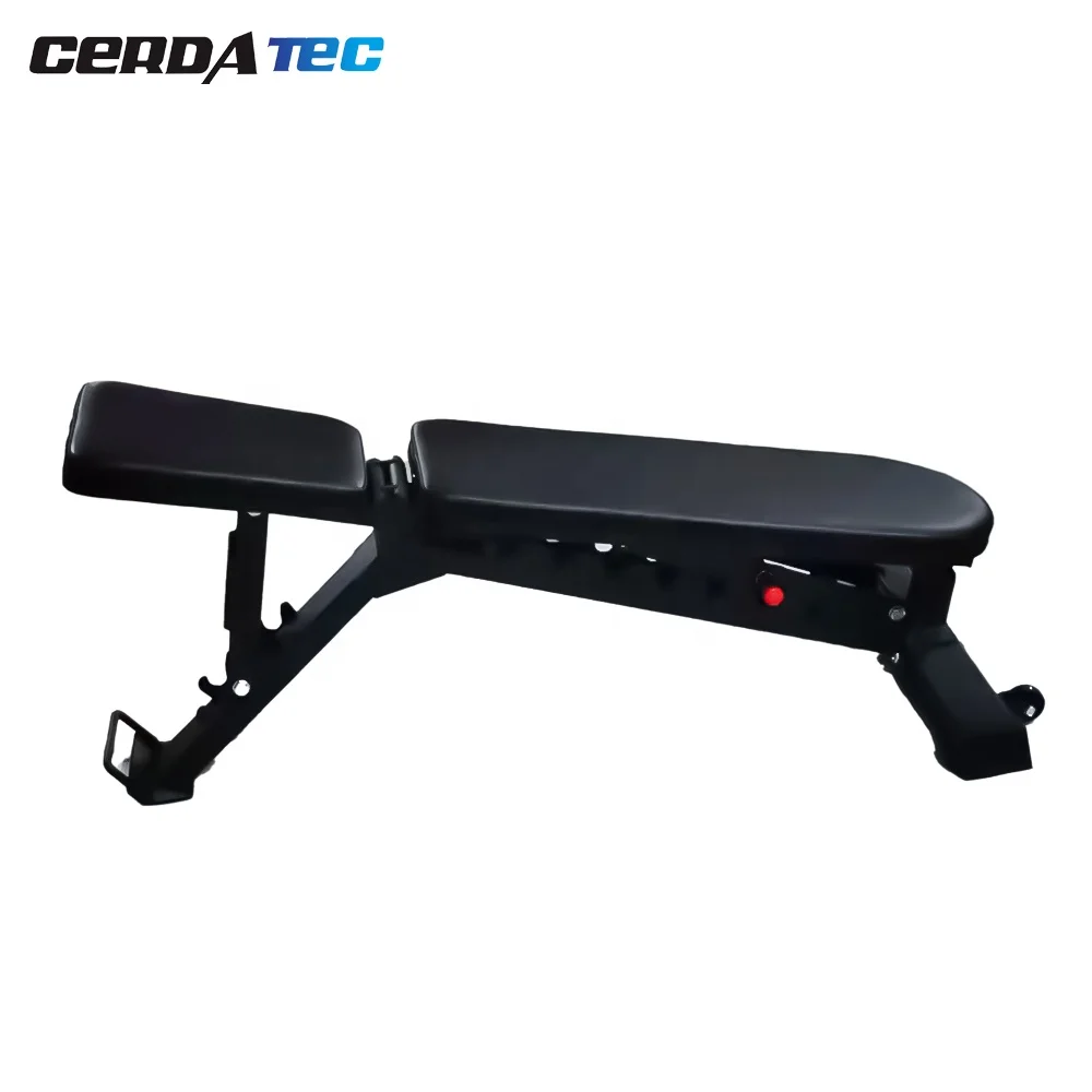 Commercial Equipment Gym Adjustable Press Incline and Decline Exercise Adjustable Foldable Weights Bench