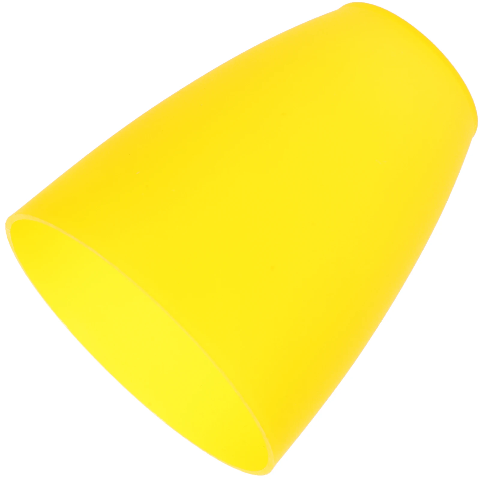 

Plastic Lampshade Yellow Flat Wall Hanging Light Cover for Home Decor Durable Easy Install Unique Design Ceiling Lamp Shade