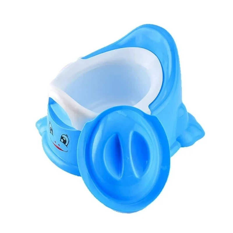 Portable Toilet Cartoon Training Seat Urinal Plastic Toilet With Detachable Storage Cover Baby Travel Toilets Bedpan Potty Seats